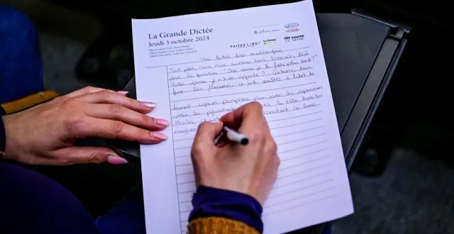 photo  la langue française est parlée un peu partout dans le monde.  &copy;  photo le maine libre - yvon loué 