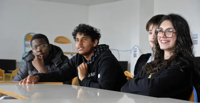 photo  de gauche à droite : shayann, kinsley, matheo et iva.  &copy;  co - christophe bernard 