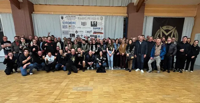 photo  une soirée de remerciement des bénévoles et partenaires du festival de musique métal a été organisée vendredi 6 mars à la salle du prieuré, à saint-macaire-en-mauges.  &copy;  co 
