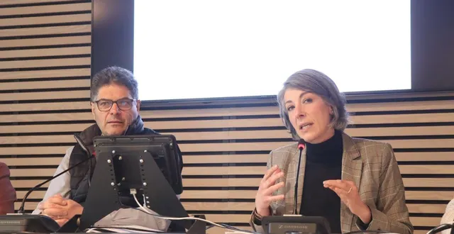 photo  thierry hulmer, président de planèt’elevage et stéphanie maubé, maire de lessay, ont annoncé que l’édition 2025 était la pire qu’ait connue la foire de lessay en termes de fréquentation et d’animation.  &copy;  ouest-france 