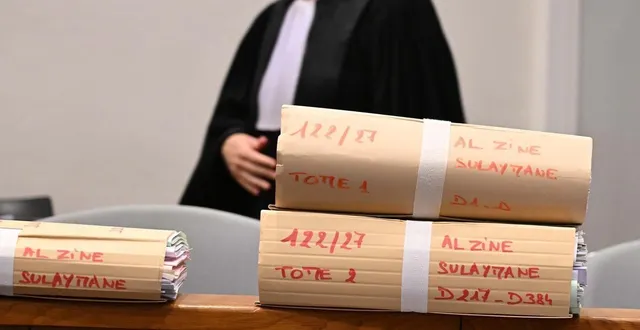 photo  au procès du triple meurtre d’angers, où le principal suspect, al khawad al zine sulaymane, soudanais de 35 ans, est jugé pour trois meurtres, trois tentatives de meurtres, et deux agressions sexuelles.  &copy;  jérôme fouquet/ouest-france 