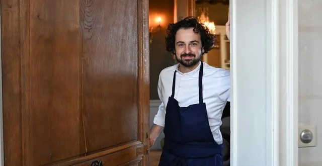 photo  bouchemaine, le 25 novembre 2025. romain zarazaga garde la tête froide malgré l’obtention de sa première étoile michelin pour le restaurant lueurs.  &copy;  co – josselin clair 