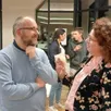 photo  mathieu roussel et sa colistière alice leclerc le soir du premier tour des élections municipales à brissac-loire-aubance. 