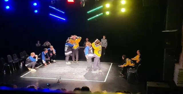 photo  le match entre les surcharges mentales d’impro trélazé et la lima d’angers a connu un beau succès.  &copy;  co 