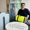 photo sainte-gemmes-sur-loire, vendredi 6 mars 2026. emmanuel bardin collecte les équipements de protection individuelle usagés, qui sont ensuite recyclés.