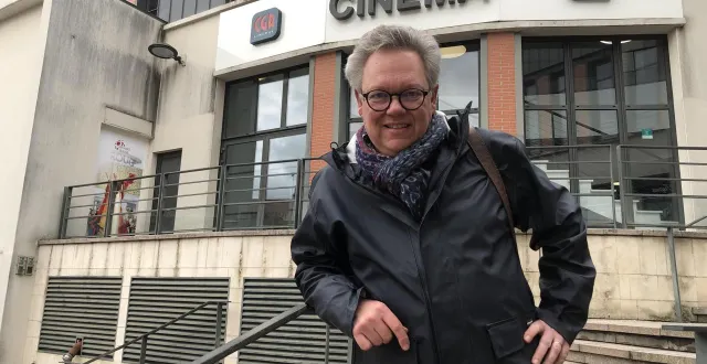 photo  nicolas blondel, président de l’association aux films de la moine, à l’origine du festival ciné-rencontres.  &copy;  ouest-france 