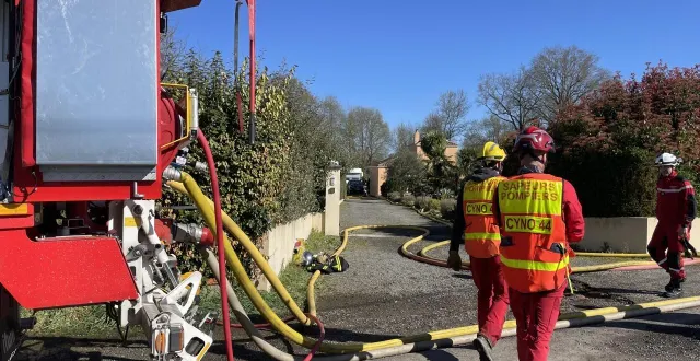 photo  un homme âgé de 82 ans a péri dans les flammes de sa maison, mardi 17 mars 2026, à saint-lumine-de-coutais (loire-atlantique).  &copy;  ouest-france 