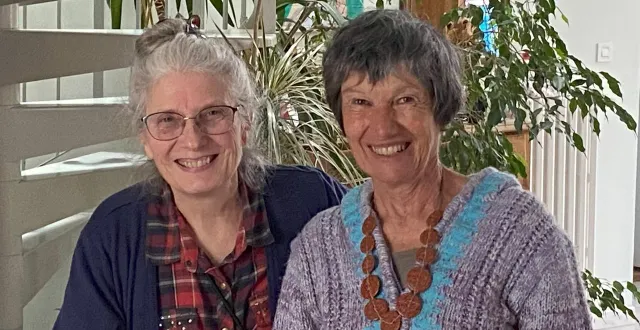 photo  sylvie godin et dominique duval, bénévoles de l’amicale laïque d’aigrefeuille-sur-maine, invitent à festival ciné tik à aigrefeuille-sur-maine  &copy;  ouest-france. 