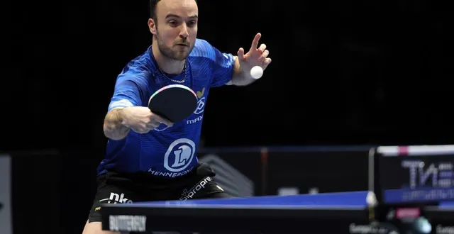 photo  le français simon gauzy peut désormais se tourner vers la préparation des play-offs de pro a, prévus courant mai 2026.  &copy;  pascal granger 