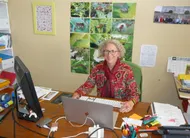 photo  lea duval était candidate pour un second mandat de maire à beaumont-sur-sarthe. 