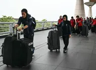 photo  l’équipe féminine d’iran a franchi la frontière turco-iranienne, ce mercredi 18 mars. 