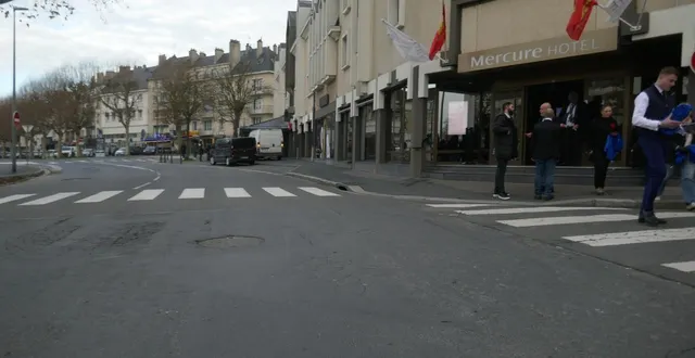 photo  en 2018, une intervention de police a dégénéré, quai de la londe, près du port, à caen (calvados).  &copy;  ouest-france 