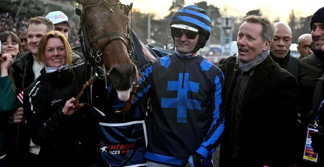 photo  ici aux côtés de son fils clément, thierry duvaldestin (à droite) est la référence absolue du trot ces dernières années en france. il est le mentor d’idao de tillard, vainqueur du prix d’amérique en 2024 et en 2025.  &copy;  stephane geufroi / ouest-france 