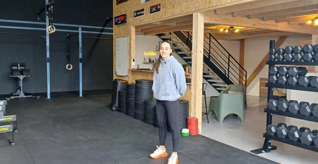 photo  emma fouchereau, coache et gérante du nouveau box crossfit de à brissac-loire-aubance en maine-et-loire.   &copy;  ouest-france 