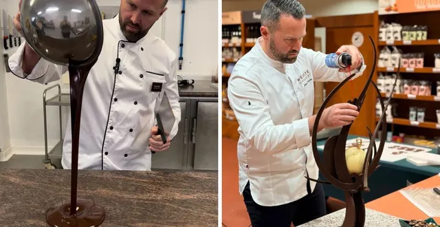 photo adrien mares, maître chocolatier