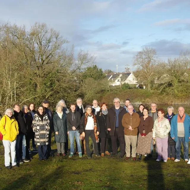 photo une partie des membres de la liste « trélazéen. ne.s, agissons ensemble ».  ©  document remis