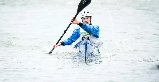 photo  le canoë-kayak club de la flèche (sarthe) organise le championnat régional de sprint descente sur le loir, ce dimanche 22 mars 2026.  &copy;  dominique breugnot/ouest-france 