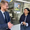 photo  romain lemoigne et hanane mansouri se connaissent depuis plusieurs années. « nous étions tous deux au parti des républicains avant de rejoindre le camp de l’alternance. » 