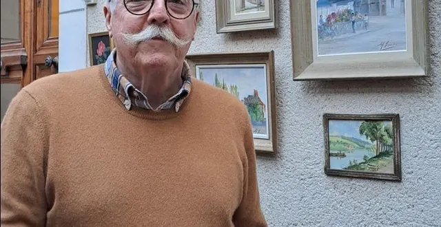 photo  yves spiesser, un des trois auteurs du livre sur sa tante, la peintre marie sourice.  &copy;  co 