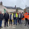 photo  élus locaux et départementaux ont acté la fin du chantier d’enfouissement des réseaux. 