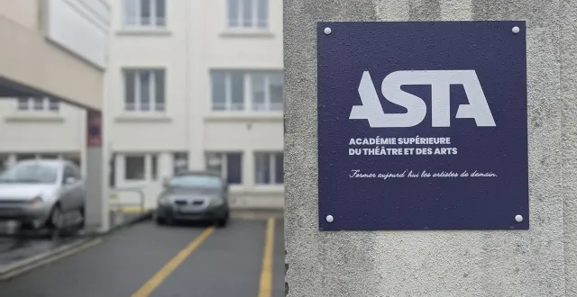 photo  l’entrée de l’asta, dans le nouveau local qu’elle a investie près de la gare d’angers.  &copy;  ouest-france 