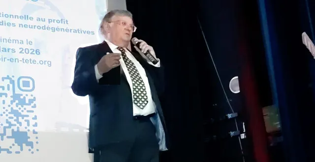 photo  michel pleynet, le président du club, a rappelé les engagements du rotary international  &copy;  le maine libre 