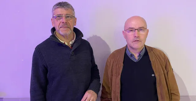 photo  philippe biaud et laurent hubert.  &copy;  le maine libre 