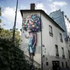 photo  réalisée en 2017 à paris, la fresque « la baguenaude de valmy » est l’une des plus connues de vinie graffiti. 