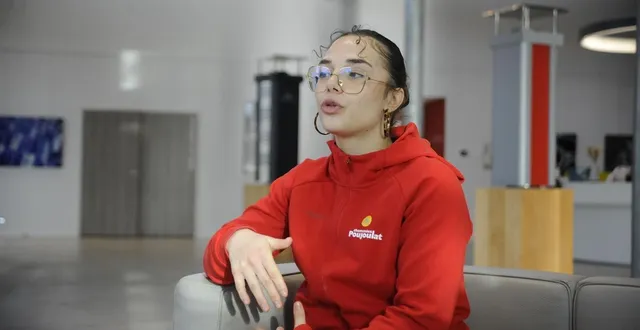 photo  pauline cuq a retrouvé l’équipe de france pour une nouvelle étape importante dans sa carrière senior.  &copy;  co - christophe bernard 