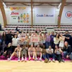 photo la joie des joueuses de l’uf angers après leur qualification pour les demi-finales.