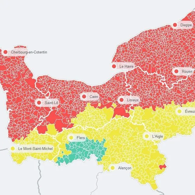 photo ce vendredi 20 mars 2026, la qualité de l’air sera dégradée dans une grande partie de la normandie en raison de l’accumulation de particules.  ©  atmo normandie