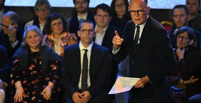 photo  « la victoire appartient à celles et ceux se déplaçant dans les isoloirs », martèle edouard philippe.  &copy;  martin roche / ouest-france 