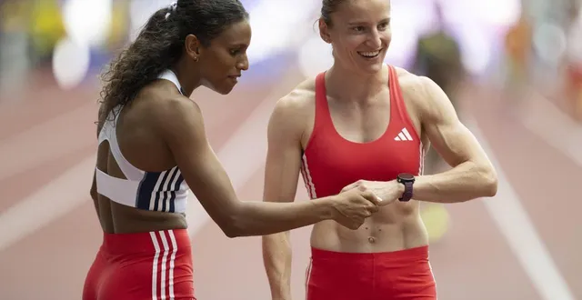 photo  pour sa 24e sélection en équipe de france, amandine brossier va disputer ses deuxièmes mondiaux en salle  &copy;  afp 