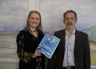 photo  héloïse gaillard et rodolphe mirande présentent le festival mômes en folie. 