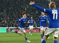 photo  valentin barco a offert l’égalisation, synonyme de qualification, à strasbourg. 