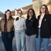 photo  de droite à gauche : jade bertrand, lisa crosnier, enora vitry, célia leroy. 