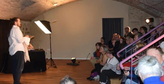 photo  un poète slameur qui a su enchanter son public.  &copy;  le maine libre 