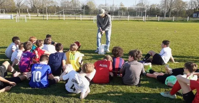 photo  une animation sur la prévention routière a eu lieu au stade.  &copy;  co 