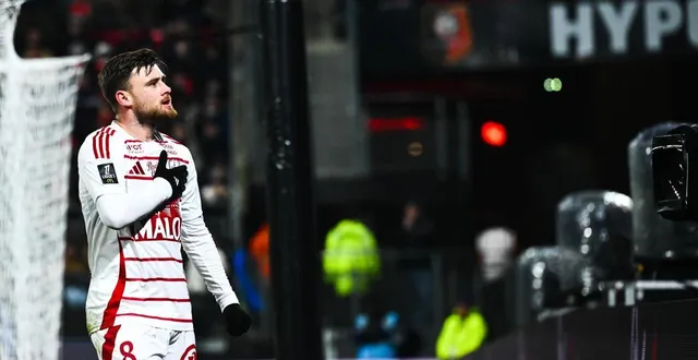 photo  hugo magnetti a joué son premier match en professionnel avec le stade brestois fin 2018.  &copy;  guillaume saligot / ouest-france 