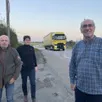 photo  willy caille, sybèle hallier et alain leylavergne habitent au bord de la rn 12, dans l’orne. 