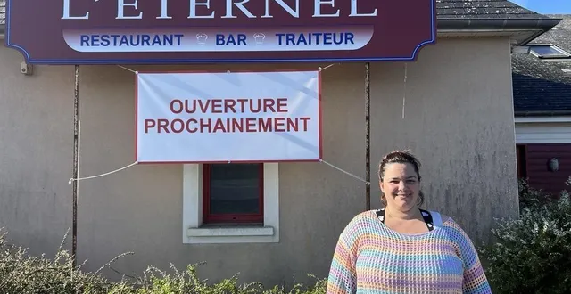 photo  isabelle boivin et son mari daniel relance l’éternel à la fontaine saint-martin (sarthe) pour en faire un restaurant « 100 % routiers ».  &copy;  ouest france 