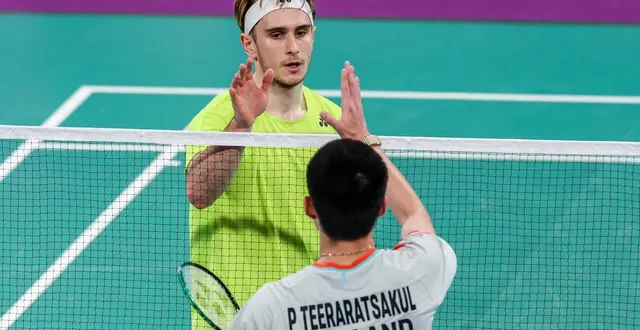 photo  alex lanier est à trois victoires de conserver son titre à orléans (super 300).  &copy;  yohan nonotte / badmintonphoto 