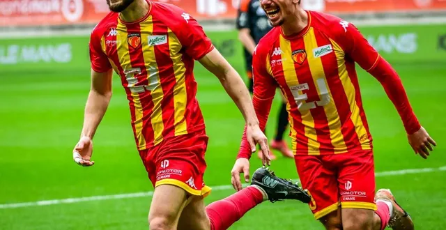 photo  erwan colas et antoine rabillard ont été deux des artisans du succès sarthois contre annecy, samedi 7 mars au stade marie-marvingt du mans.  &copy;  le maine libre - yvon loué 