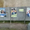 photo le rassemblement national dépose une plainte après des croix gammées sur ses affiches à challans.