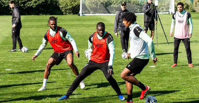 photo  les canaris avaient une séance ce vendredi matin.  &copy;  oscar bouchereau 