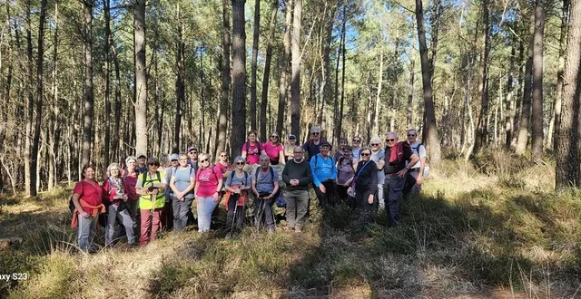 photo  les membres du club de randonnée beaufort randos 49 lors d’une sortie.  &copy;  co 