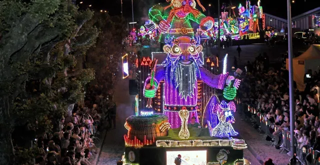photo  les chars défileront une nouvelle fois sur la longue ligne droite formée par l’avenue du commandant-de-champagny et l’avenue manceau.  &copy;  archives co – étienne lizambard 