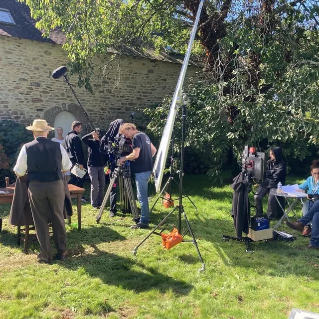 photo lors du tournage d’histoires de breizh, 1er film réalisé par françois le roux.  ©  françois le roux
