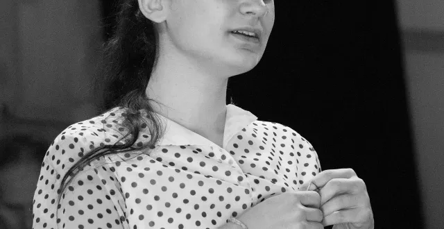 photo  zaïa evin a incarné anne frank. un rôle qui lui a permis « d’explorer [la] sagesse et [la] grande maturité » de l’adolescente allemande.  &copy;  co 