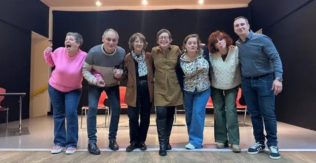 photo  les comédiens amateurs ont enchaîné les répétitions.  &copy;  le maine libre 